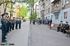 В Ростове Росгвардия проводит персональные парады для ветеранов