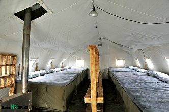 Первые резервисты прибыли на полигон Кадамовский