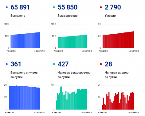 Коронавирус в Ростовской области: статистика на 6 февраля