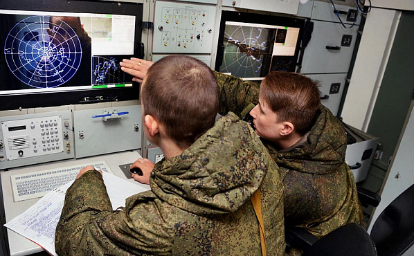Боевая работа ПВО. Источник фото: Минобороны России.