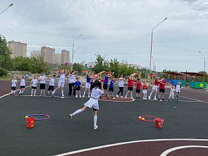 В ростовском социальном приюте для детей и подростков организовали спортивный праздник