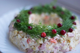 Готовим вкусные и не сложные салаты на Новый год