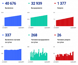 Коронавирус в Ростовской области: статистика на 2 декабря