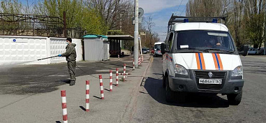 Улицы Таганрога умыли более чем 14 тоннами дезинфицирующего раствора