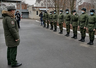 В Президентском полку будут служить 15 призывников из Ростовской области