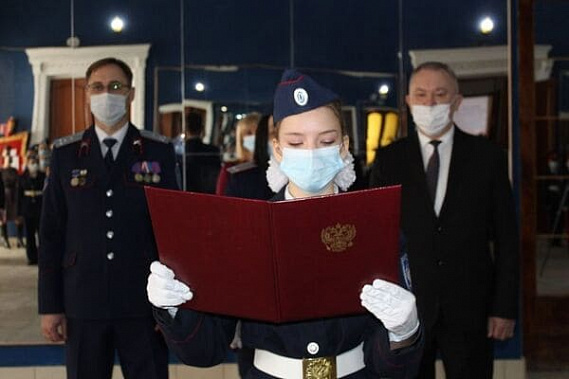 Белокалитвинские кадеты приняли кодекс чести