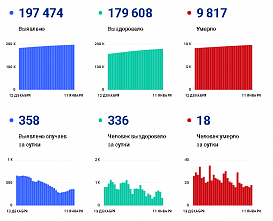 Коронавирус в Ростовской области: статистика на 11 января