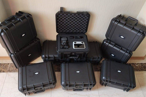 Партия беспилотников переданная во войска ЮВО. Источник фото: правительство Ростовской области.