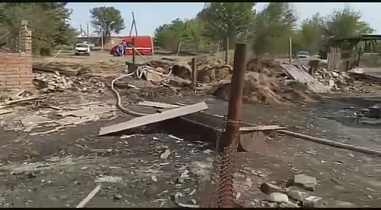 Последствия серии пожаров в Цимлянском районе