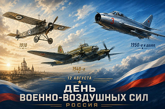 12 августа  Россия отмечает День Военно-воздушных сил