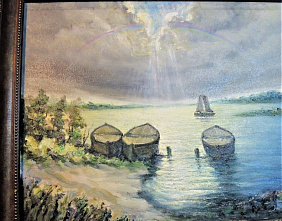 Художник Юрий Планидин написал портреты тех, с кем в детстве был в концлагере