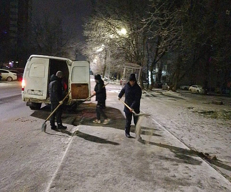Вчера вечером в Ростове. Источник фото: администрация Ростова-на-Дону.