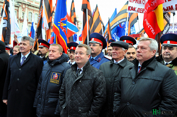В Ростове прошел митинг в честь воссоединения Крыма с Россией