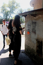 В Ростове-на-Дону очищали улицы от рекламы наркотиков