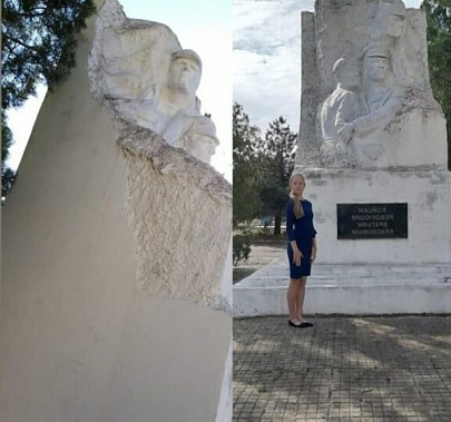 Сальская школьница просит спасти памятник братьям Красновым