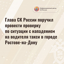 Двое приезжих в Ростове-на-Дону напали на таксиста