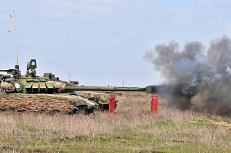 В Ростовской области танкисты провели учения