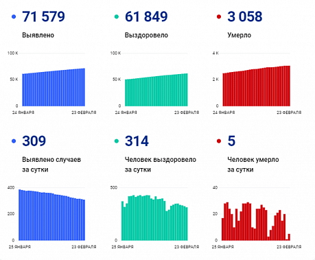 Коронавирус в Ростовской области: статистика на 23 февраля