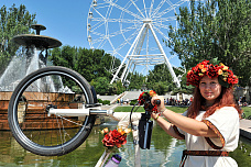 По улицам донской столицы прошел очередной велопробег «Ростсельмаш»