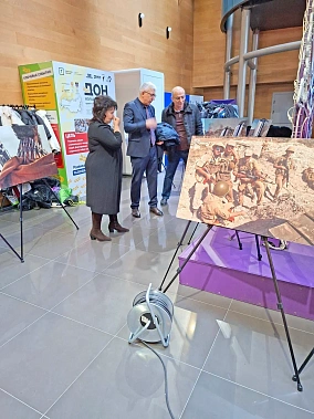 В молодежном центре #ДонМолодой открылась выставка «Афганская война 1979-1989 гг.»