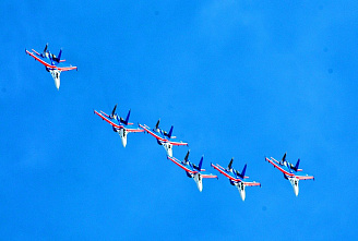 В небе - «Русские витязи»