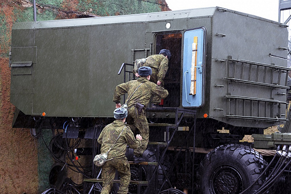 В подразделении ПВО - гогтовность №1. Источник фото: structure.mil.ru .