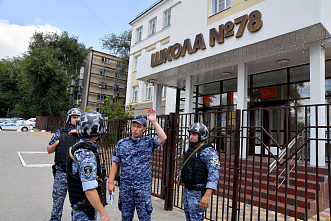 Росгвардейцы начали проверку безопасности учебных заведений