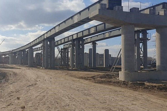 В Волгодонске мост через Сухо-Соленовскую балку строят с опережением графика