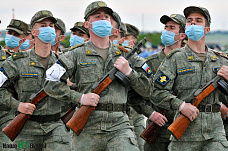 В ЮВО прошла первая репетиция парада