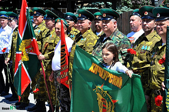 Из Сахалина на донскую землю пришло знамя победы 