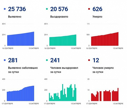Коронавирус в Ростовской области: статистика на 15 октября