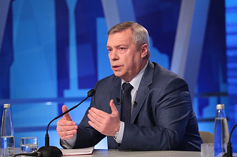 Более ста журналистов аккредитовано на ежегодную пресс-конференцию губернатора Ростовской области Василия Голубева