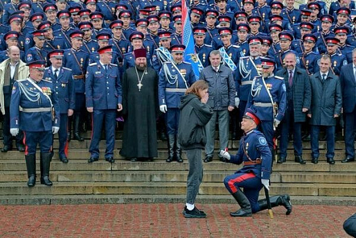 Из Москвы вернулся парадный расчёт донских казаков