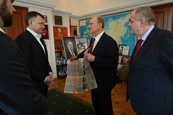 Во время встречи в Госдуме. Источник фото: правительство Ростовской области.