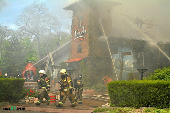 Пожар в ростовском ресторане «Тамада» потушен