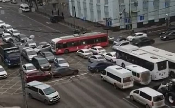 В центре Ростова образовалась «пробка»