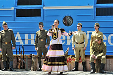 Поезд «Победа» прибыл на первый путь