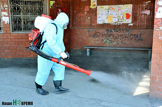 Фотохроники самоизоляции. Шахты: маски и дезсредства есть