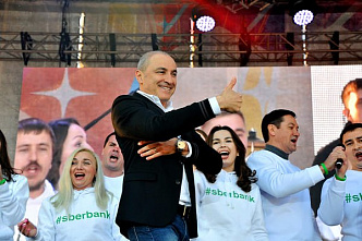 Хор Турецкого выступил на «Ростов Арене»