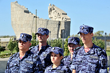 Донские росгвардейцы первыми приняли присягу на территории народного музея «Самбекские высоты»