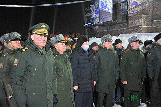 Донские военные отметили Крещение купанием в купелях у главного храма ЮВО