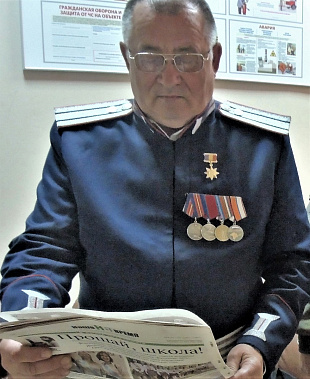 Финалист конкурса «Мы помним» ветеран боевых действий Александр Изварин.