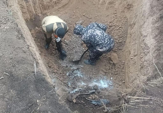 В Семикаракорском районе обнаружили место падения немецкого супер-истребителя