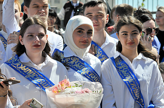 25 05 2024 Последний звонок в ростовской школе №75