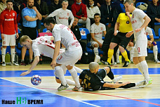 Мини-футбольный «Ростов» побеждает в первом матче четвертьфинала