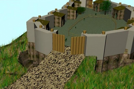 Ливенцовско-Каратаевская крепость. Реконструкция. Источник фото,: правительство Ростовской области.