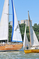 В Таганроге прошла Чеховская регата «Чайка»