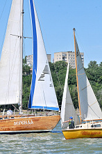 В Таганроге прошла Чеховская регата «Чайка»