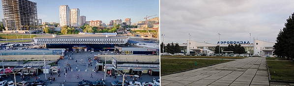 Главный автовокзал и старый аэропорт в Ростове