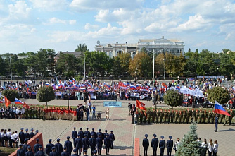 Новочеркасск поддержал наших солдат в Донбассе и на Украине